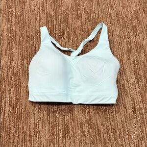Athleta Light Blue Padded Wireless Sports Bralette